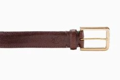 Mephisto Dress Me Up Belt - Brown(Dress Me Up Brown) 7 Mephisto Dress Me Up Belt - Brown(Dress Me Up Brown) -Mephisto USA Shop BrownWavyLeatherRoundedGold 2