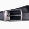 Mephisto Double Take Belt - Black/Brown(Double Take Black Brown) 1 Mephisto Double Take Belt - Black/Brown(Double Take Black Brown) -Mephisto USA Shop SmoothBlackLeather2 3 1
